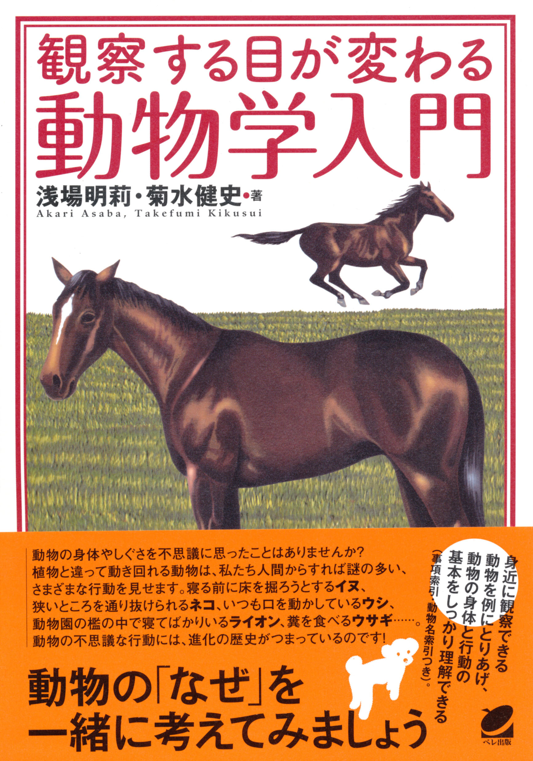 観察する目が変わる動物学入門 - いつも、学ぶ人の近くに【ベレ出版】